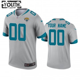 Tröjor Jacksonville Jaguars Custom Silver Inverted Legend - Barn